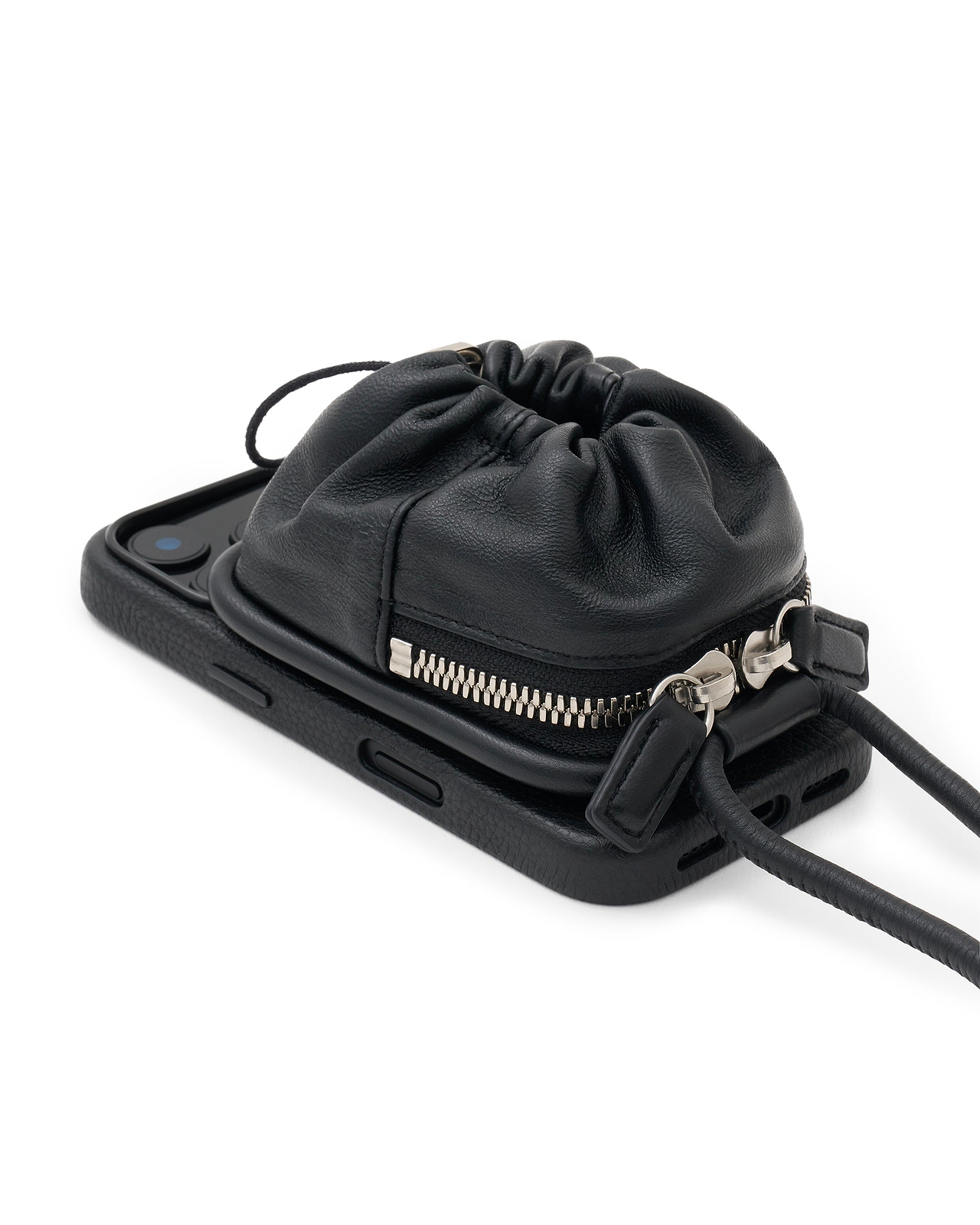【26AW】ストラップ付iPhoneアクセサリーレザーパース