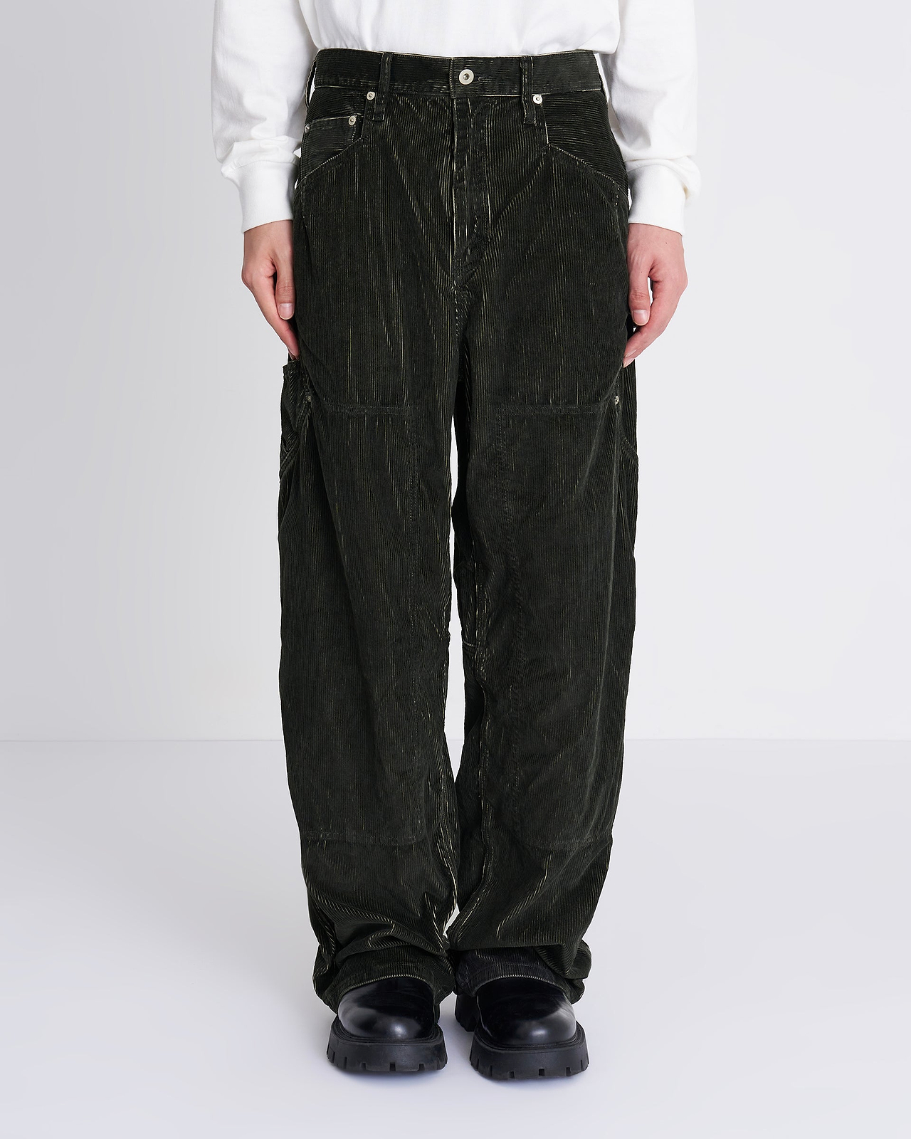 【26AW】ピグメントコテッドコーデュロイワークパンツ