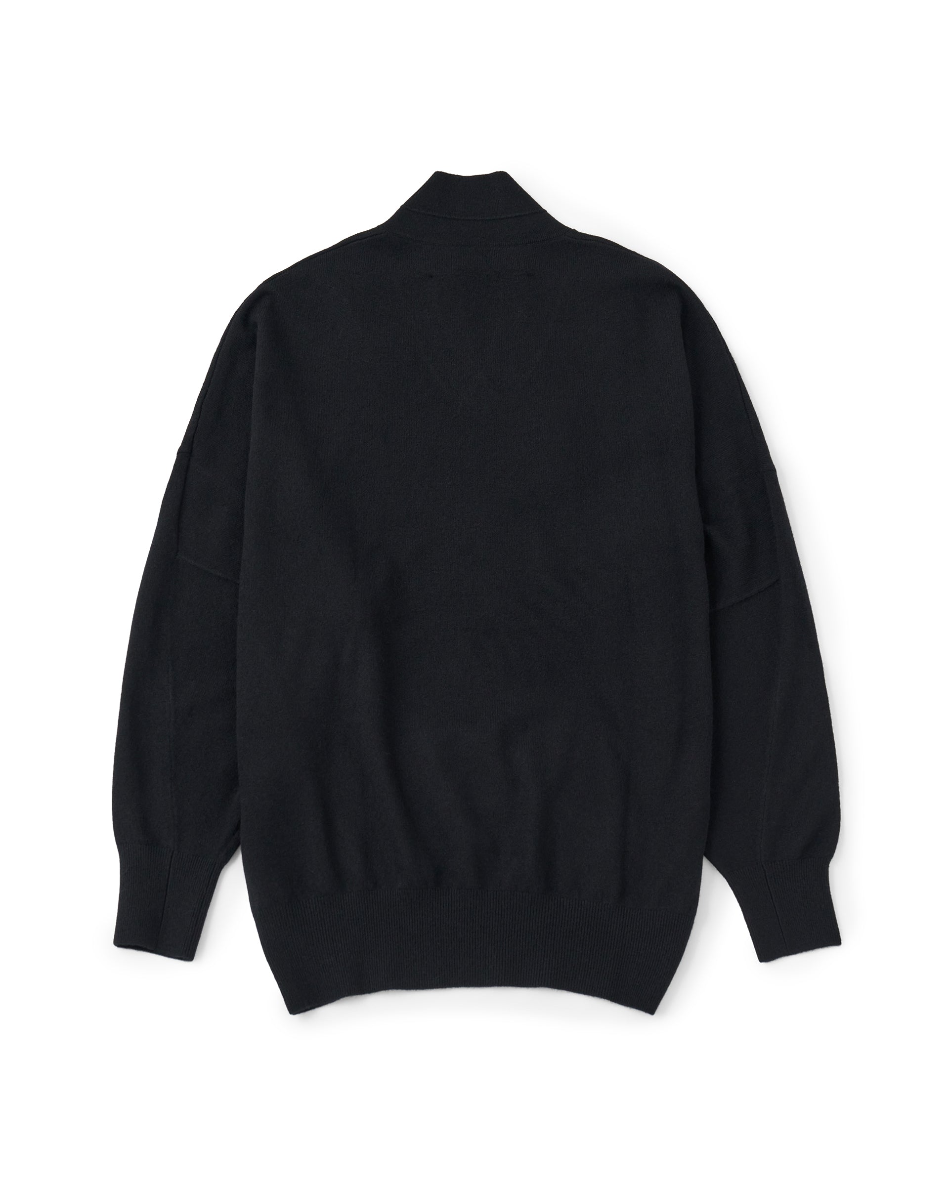nonnotte】ドレーピングショールカラーVネックプルオーバー | カシミヤ