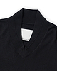 【26AW】ドレーピングショールカラーVネックプルオーバー