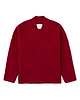 【26AW】ドレーピングショールカラーVネックオーバーサイズプルオーバー