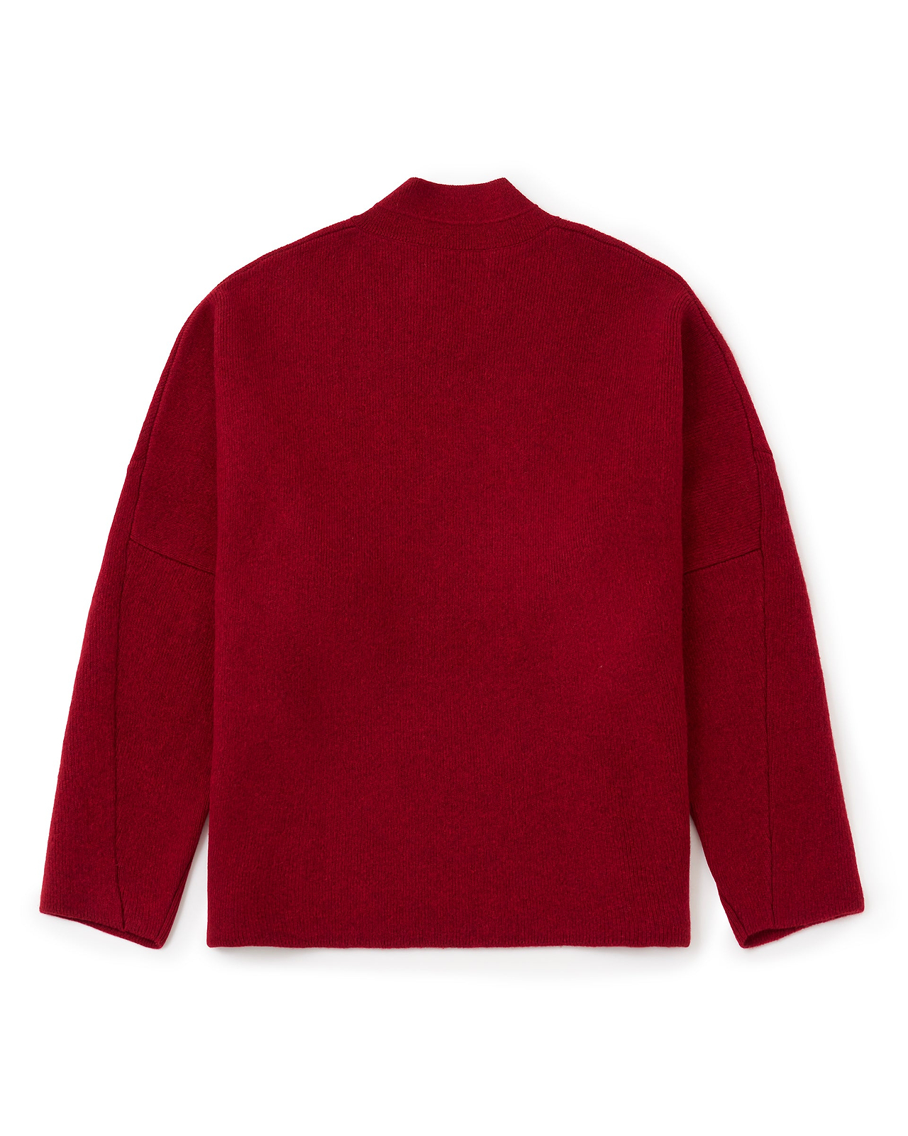 【26AW】ドレーピングショールカラーVネックオーバーサイズプルオーバー