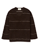 【26AW】Vネックラインボーダーセーター