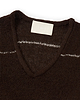 【26AW】Vネックラインボーダーセーター
