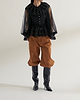 【26AW】ダンテルテープチュールブラウス