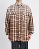 【26AW】コットンフランネルオーバーサイズシャツ