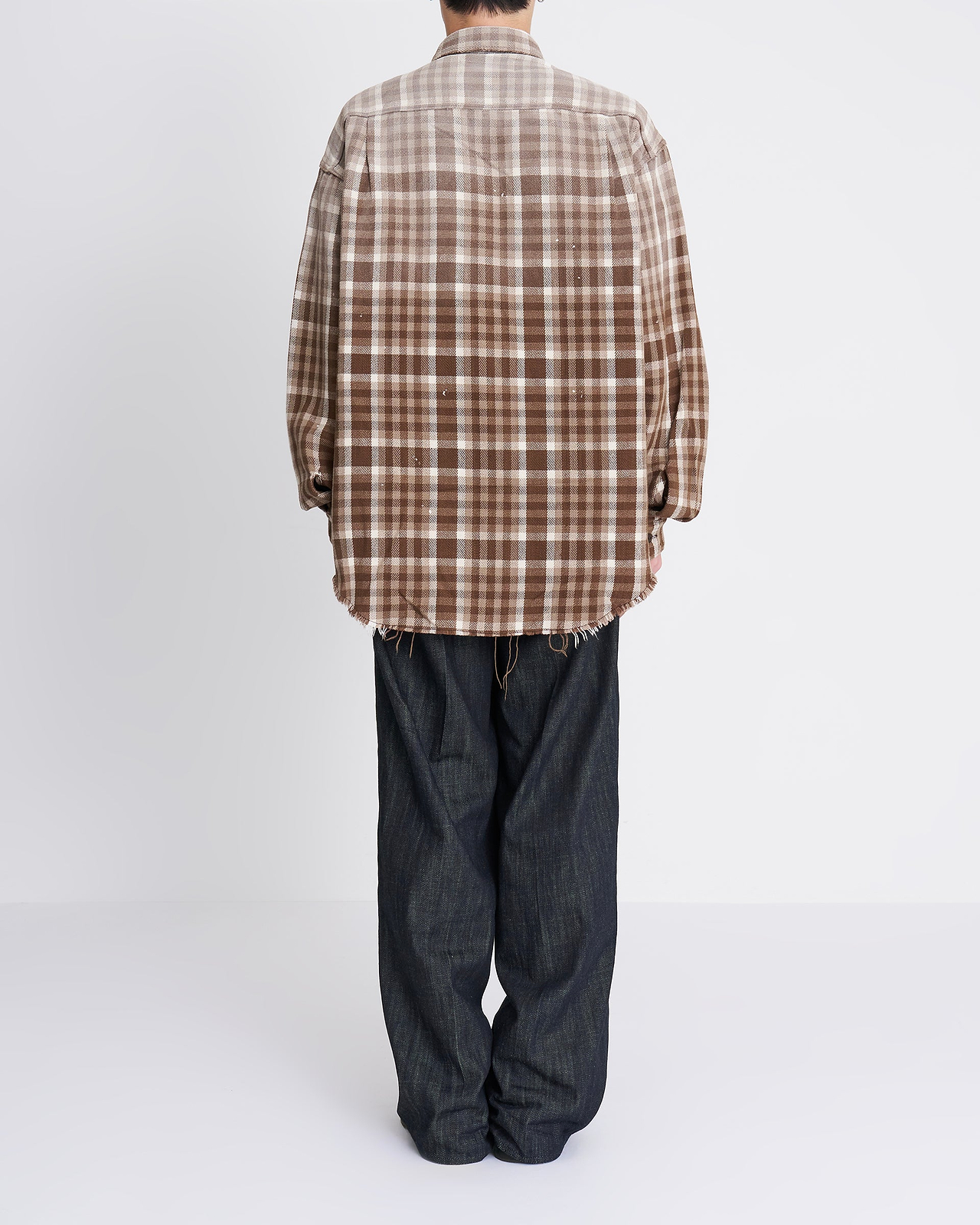 【26AW】コットンフランネルオーバーサイズシャツ