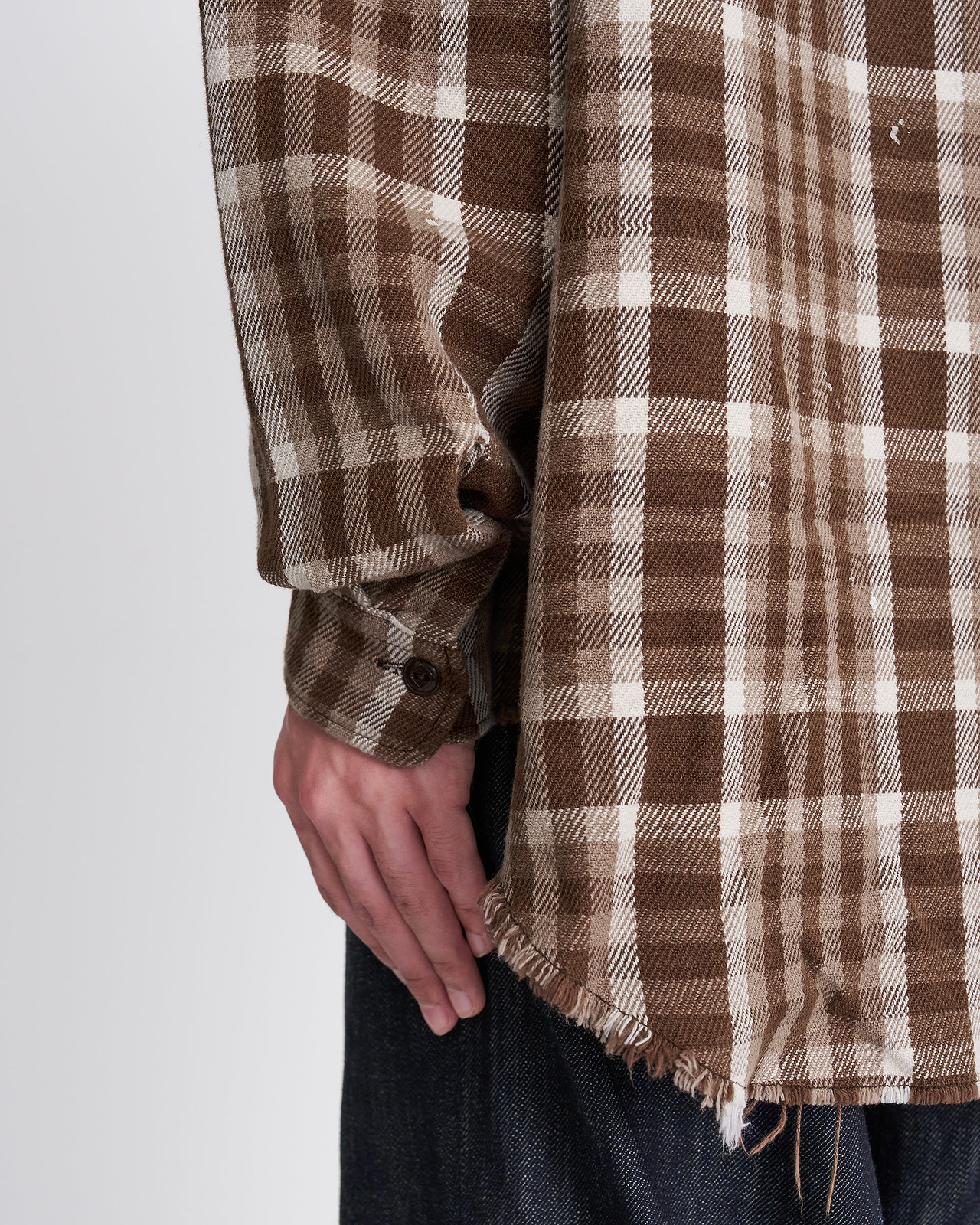 【26AW】コットンフランネルオーバーサイズシャツ