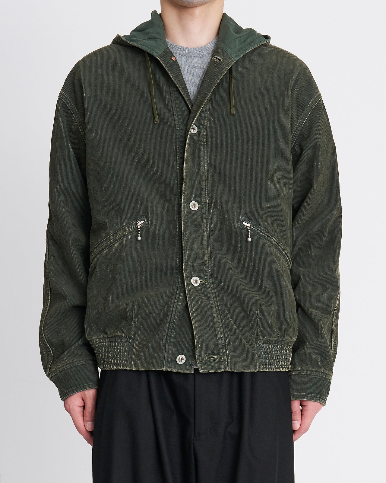 【26AW】コーティドコーデュロイパーカー