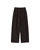 【26AW】ガーメントウォッシュドシルクネップツイードツータックパンツ