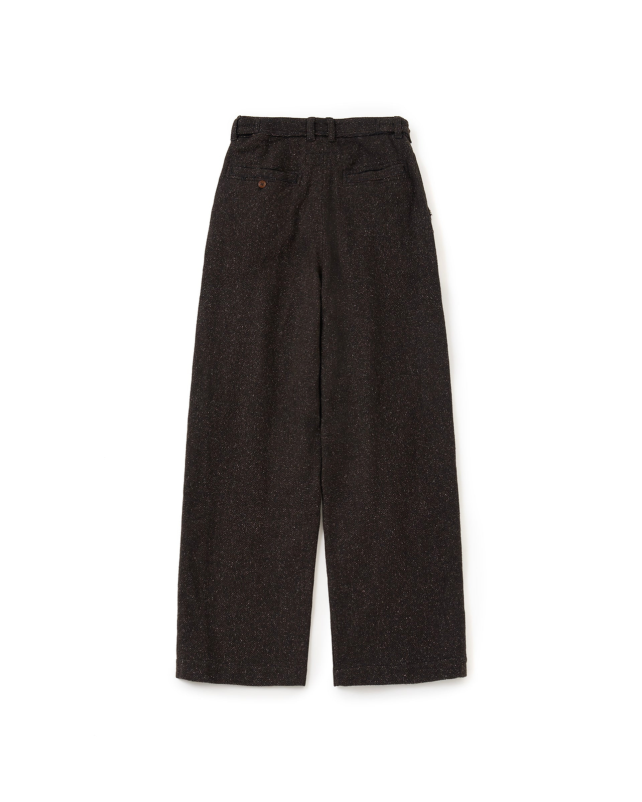 【26AW】ガーメントウォッシュドシルクネップツイードツータックパンツ