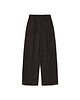 【26AW】ガーメントウォッシュドシルクネップツイードツータックパンツ