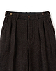 【26AW】ガーメントウォッシュドシルクネップツイードツータックパンツ