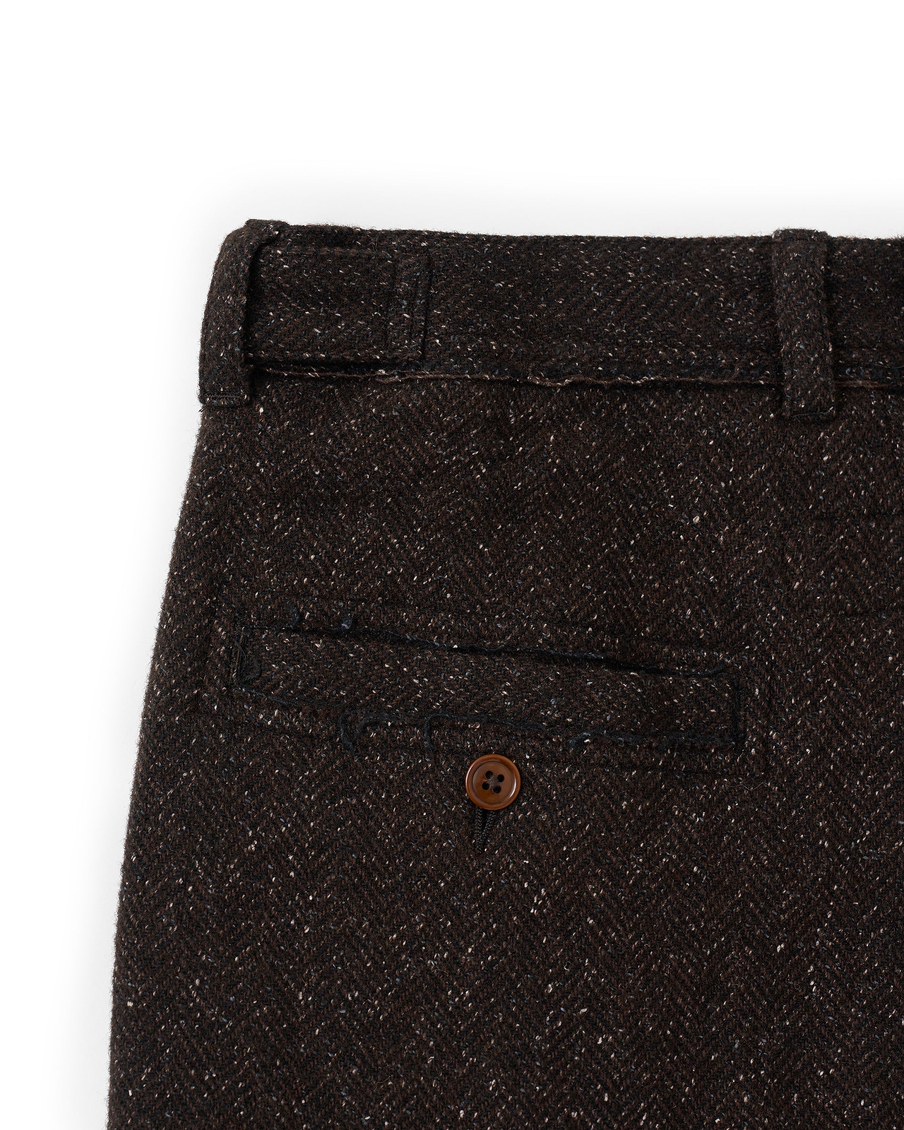 【26AW】ガーメントウォッシュドシルクネップツイードツータックパンツ