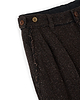 【26AW】ガーメントウォッシュドシルクネップツイードツータックパンツ