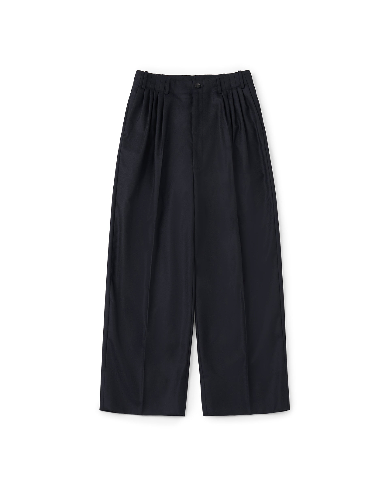 【26AW】ドレーピングファイブタックワイドトラウザーズ