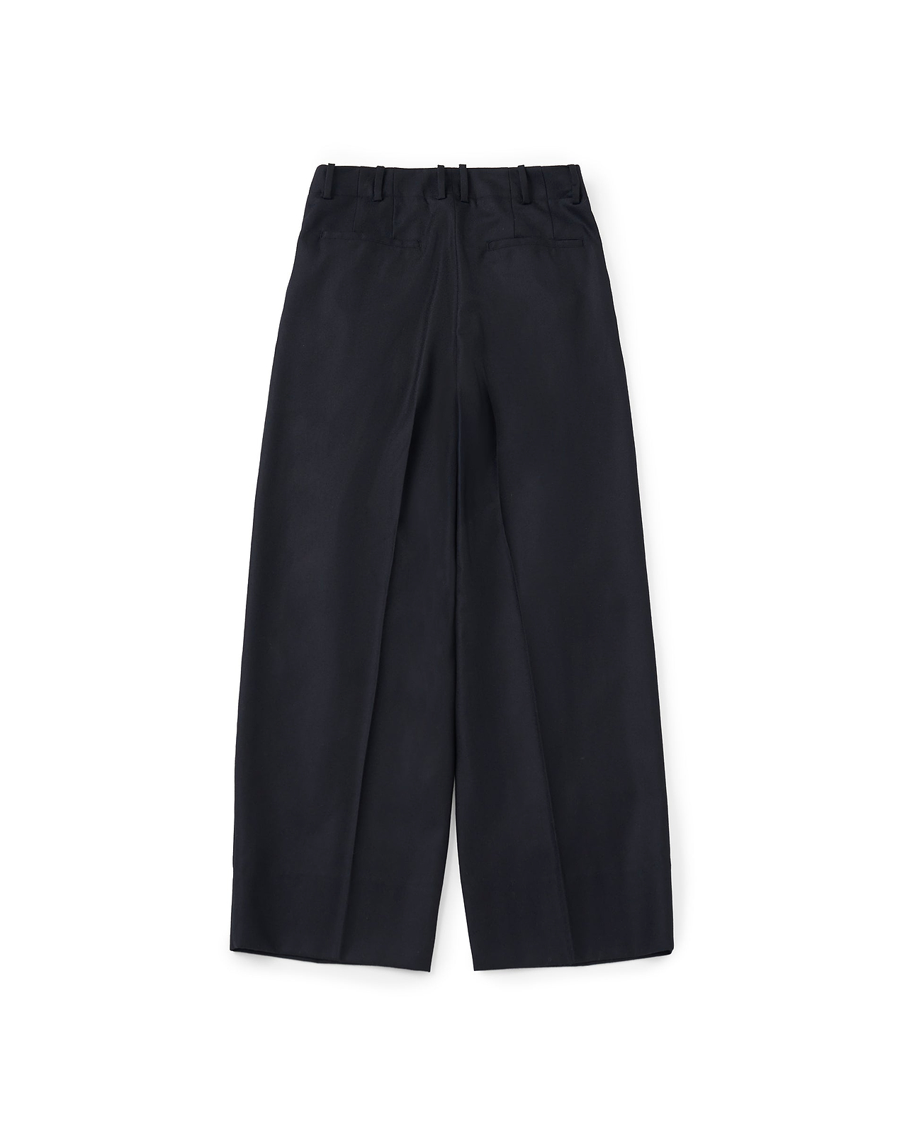 【26AW】ドレーピングファイブタックワイドトラウザーズ
