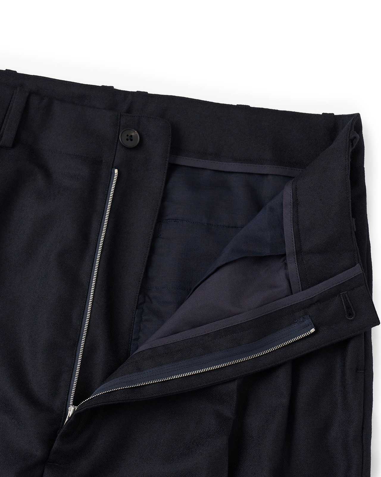 【26AW】ドレーピングファイブタックワイドトラウザーズ