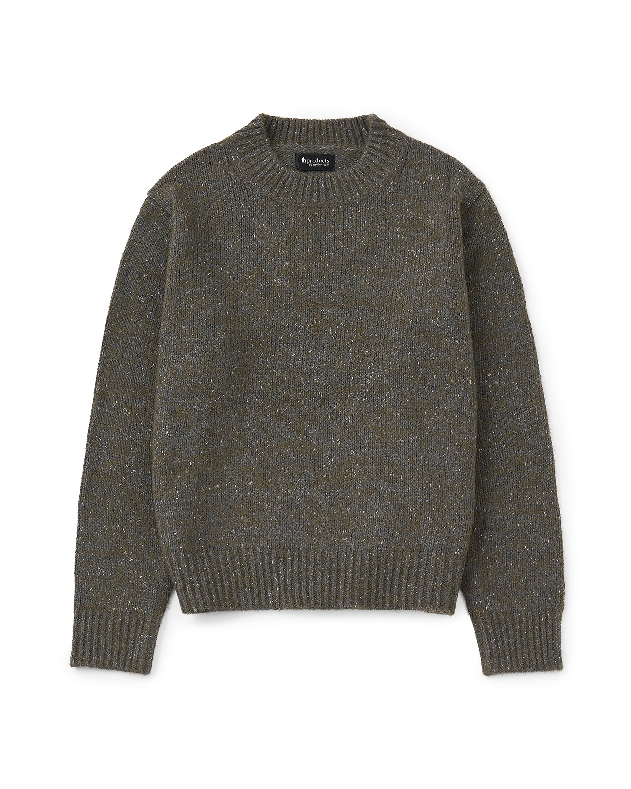 【26AW】ホワイトネップニットプルオーバー