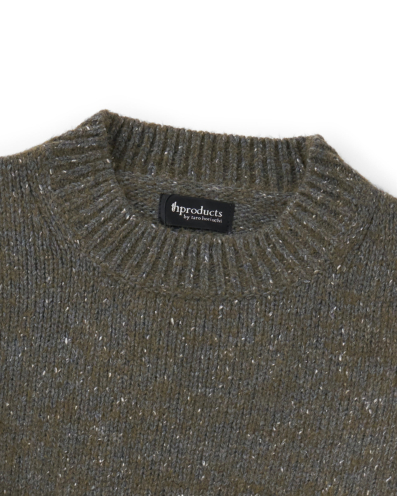 【26AW】ホワイトネップニットプルオーバー