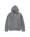 【26AW】ホワイトネップフルジップニットフーディー