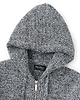 【26AW】ホワイトネップフルジップニットフーディー
