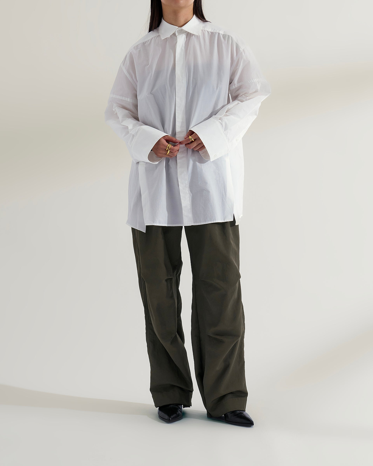 着用サイズ1／身長165cm（スタッフスナップ）