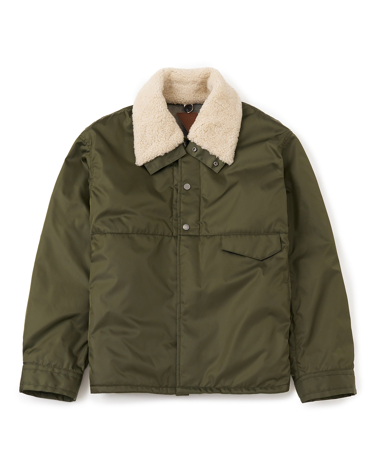 【26AW】ムートンカラーアセントパデッドシャツ
