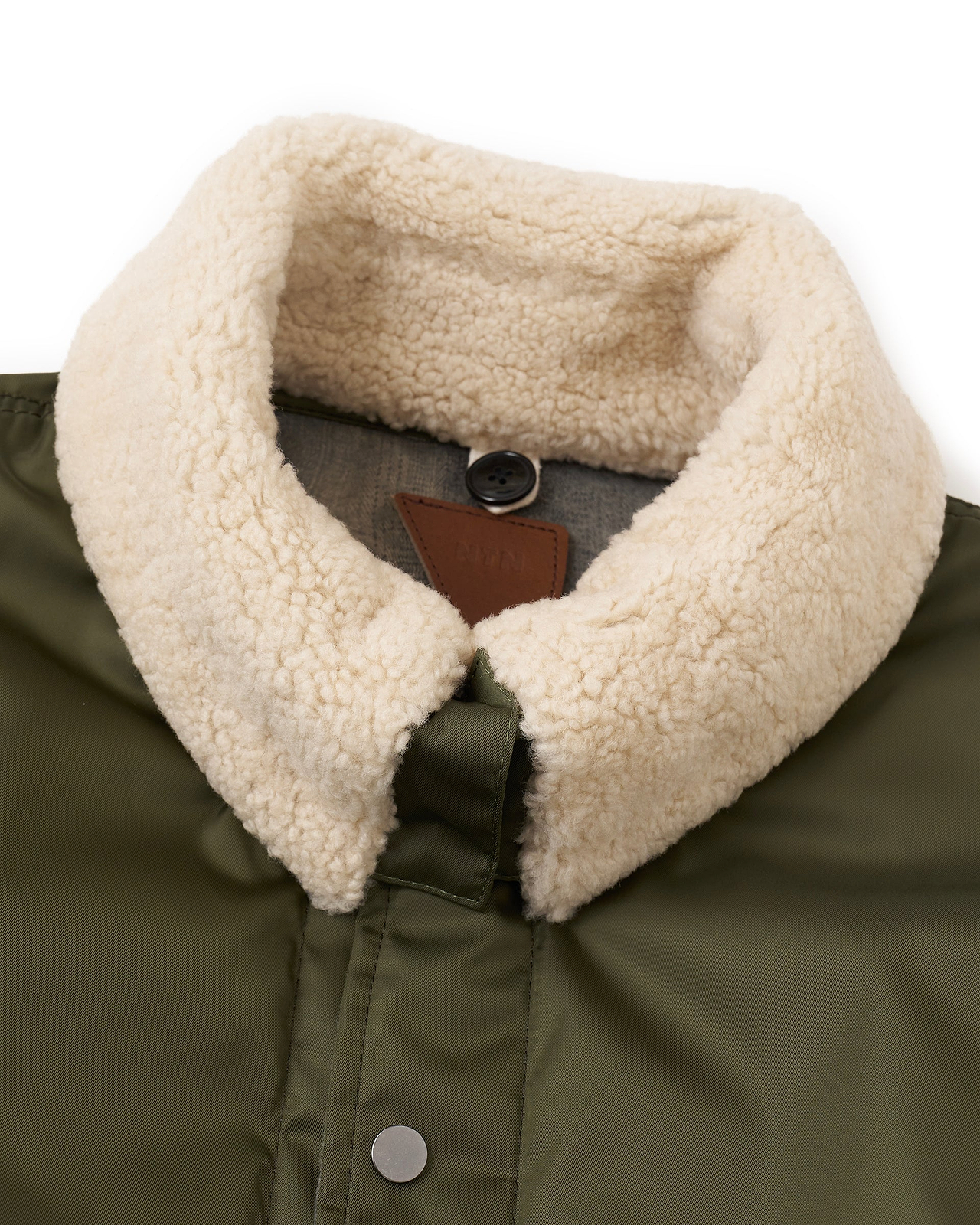 【26AW】ムートンカラーアセントパデッドシャツ