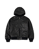 【26AW】ベータレザーフーデッドブルゾン