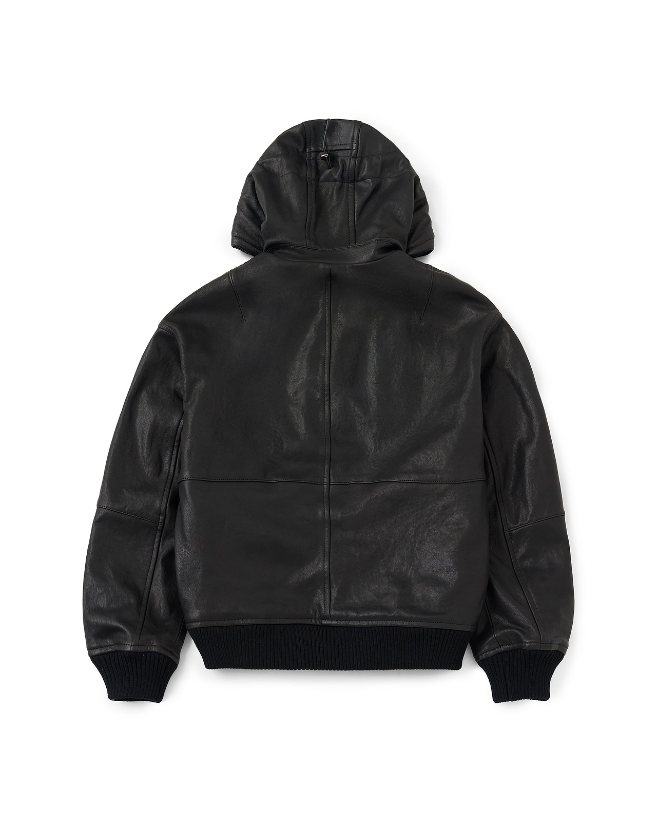 【26AW】ベータレザーフーデッドブルゾン