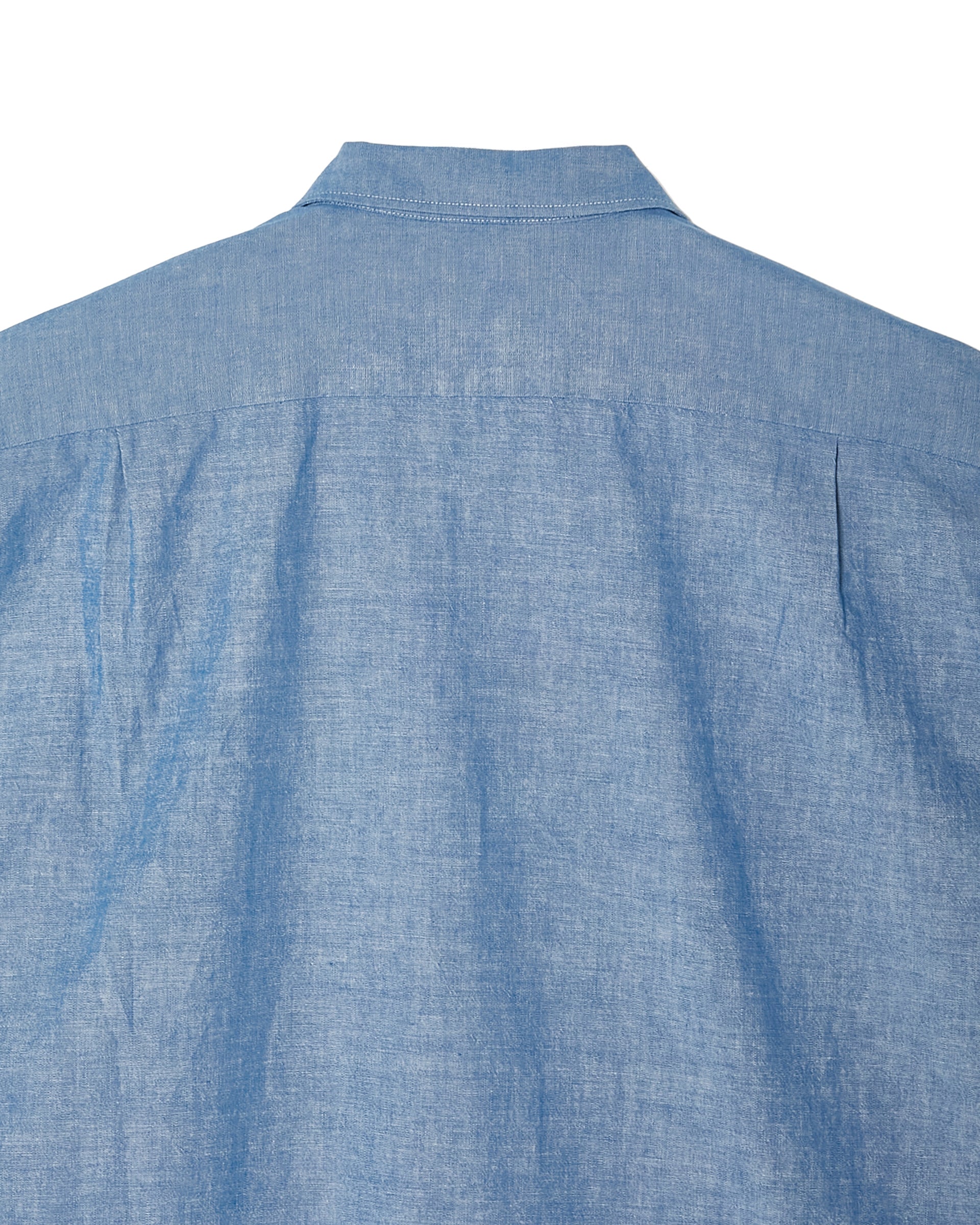 N.HOOLYWOOD】ハーフスリーブシャツ（ブルー） | シャンブレー 清涼