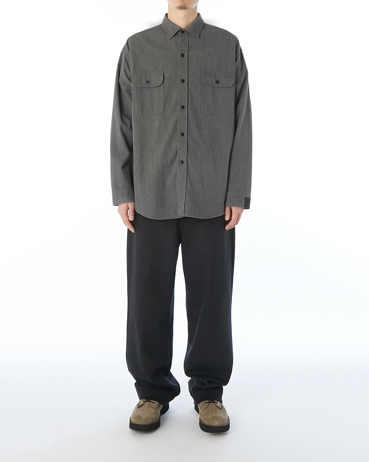 【26AW】＜N.HOOLYWOOD COMPILE × BIG MAC＞ブラックシャンブレーワークシャツ
