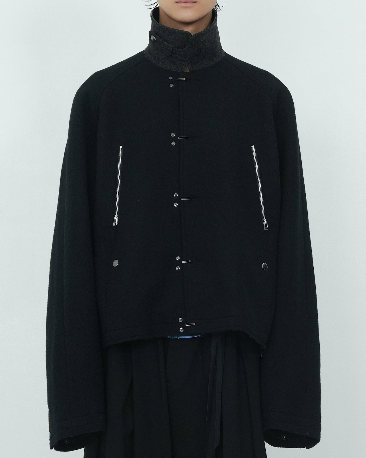 【26AW】メルトンクロップドジャケット