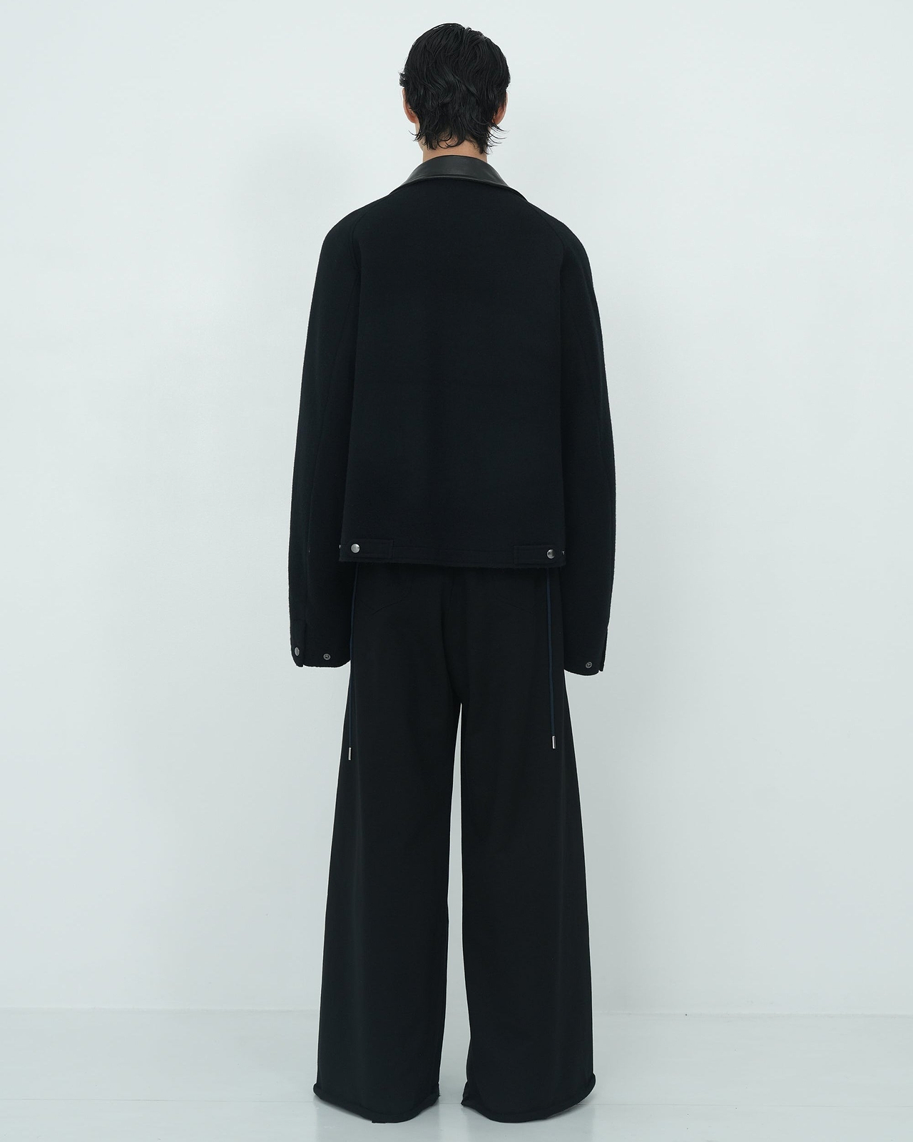 【26AW】メルトンクロップドジャケット
