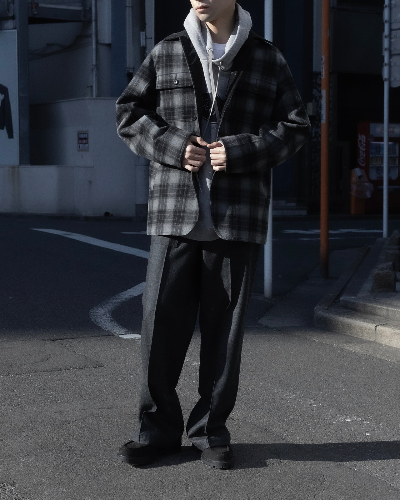 着用サイズ1／身長177cm（スタッフスナップ）