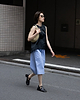 【26SS】ストライプコットンブロード13インチショートパンツ