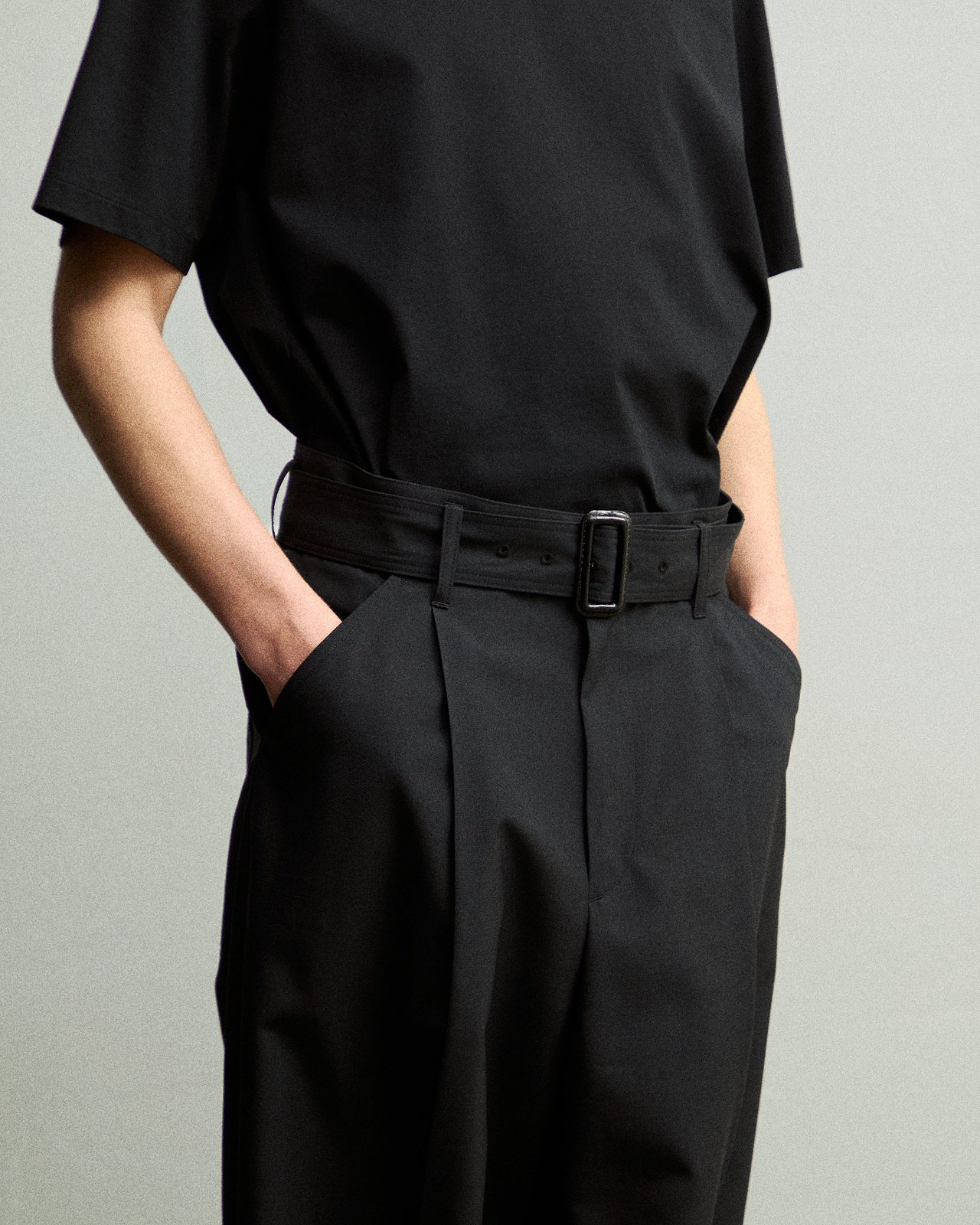 ＜THE RERACS×1LDK×F/STORE＞ ベルテッドワイドパンツ（メンズ）
