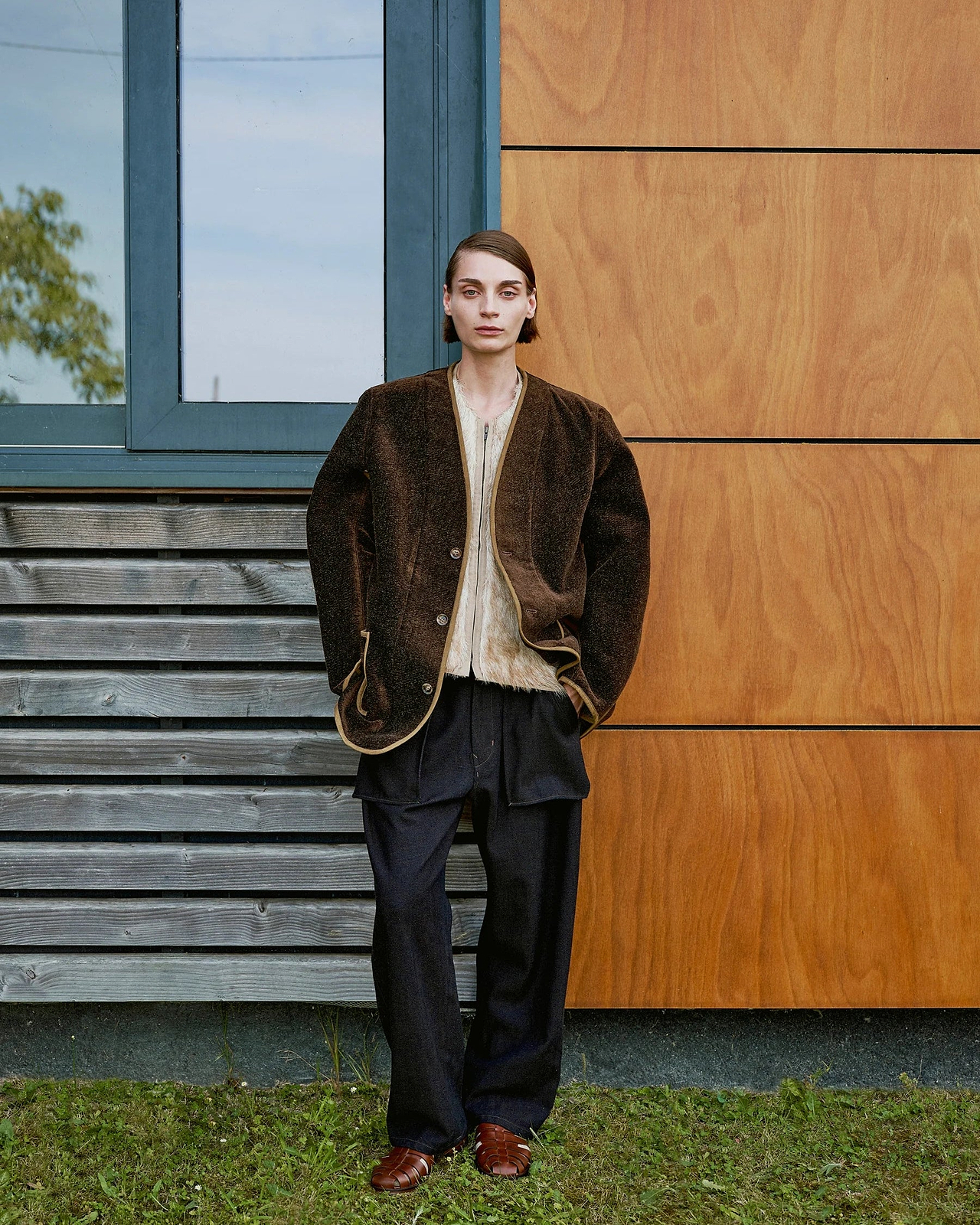 【26AW】リバーシブルジャケット （ニードルウール）