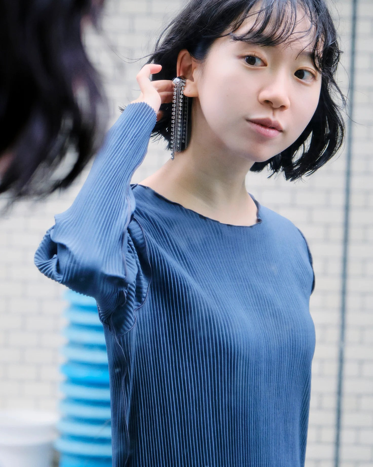 着用カラー：ダークシルバー（心が揺れる日も側にいてくれる。頑張る自分にお守りジュエリーという選択を掲載）