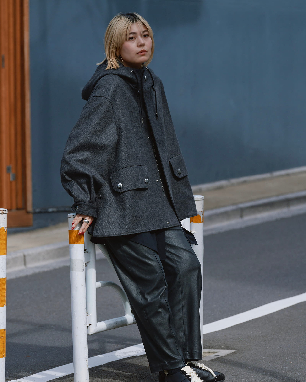 着用サイズFREE／身長160cm（（革新を続けるニュークラシック THE RERACS × 1LDK × F/STORE コラボコレクション掲載）