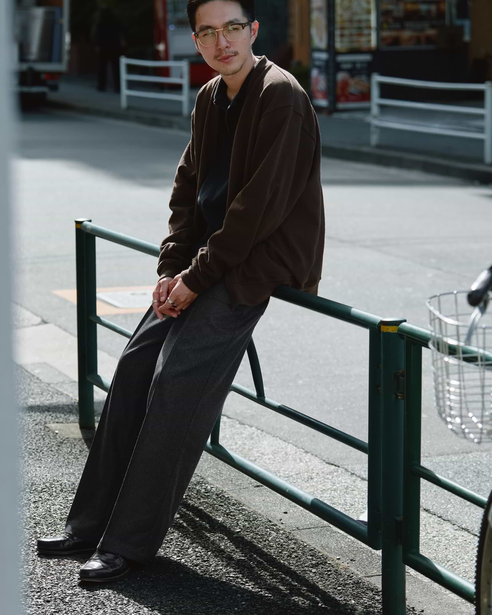 着用サイズ48／身長182cm（（革新を続けるニュークラシック THE RERACS × 1LDK × F/STORE コラボコレクション掲載）