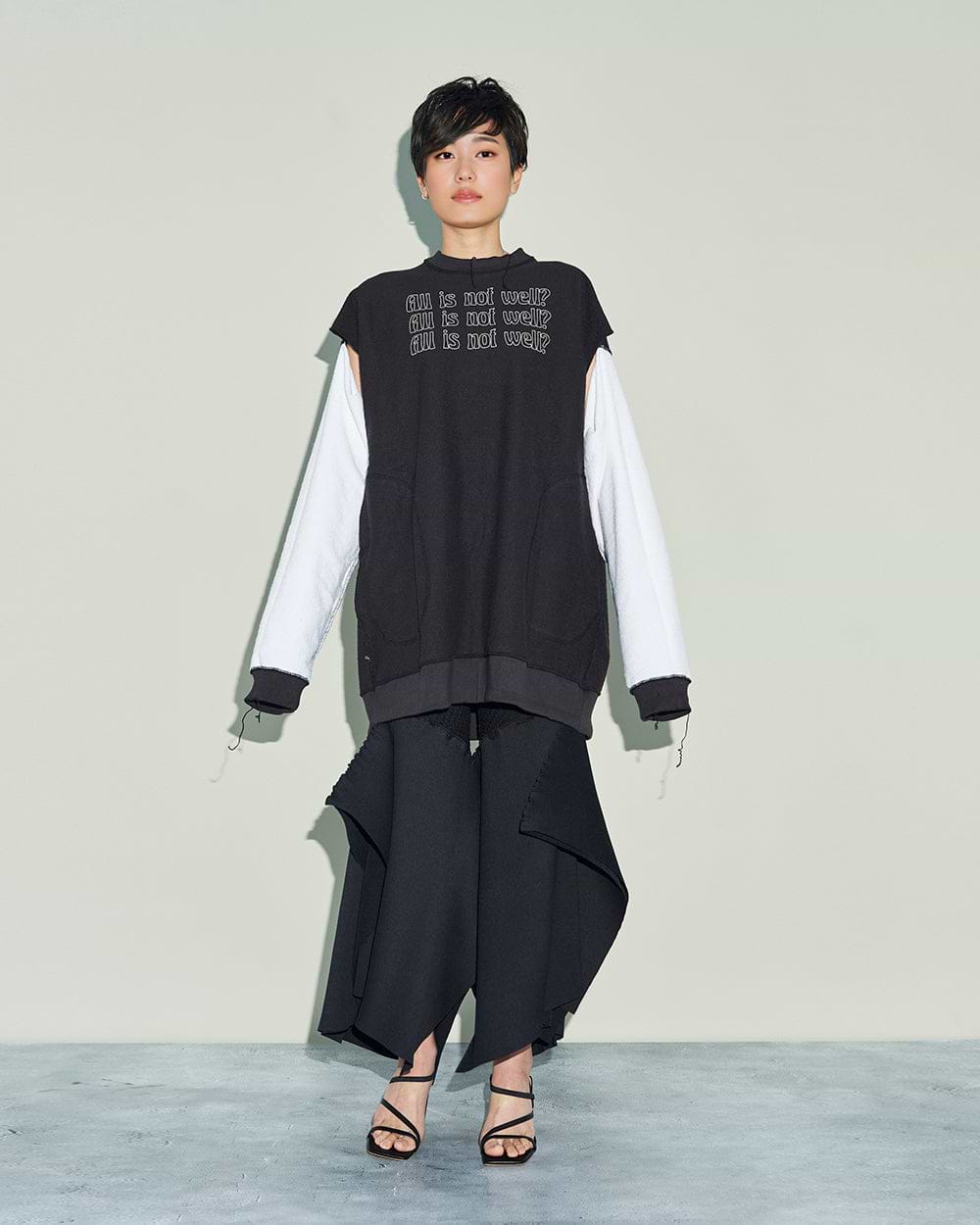 着用サイズFREE／身長165cm