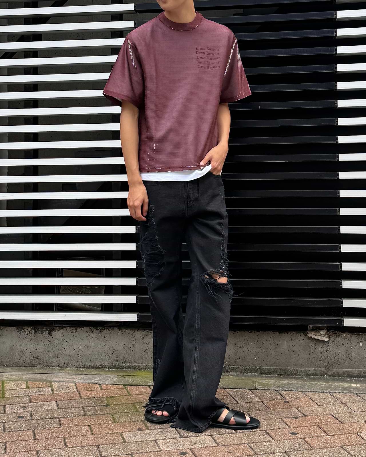 着用サイズ38／身長180cm（スタッフスナップ）