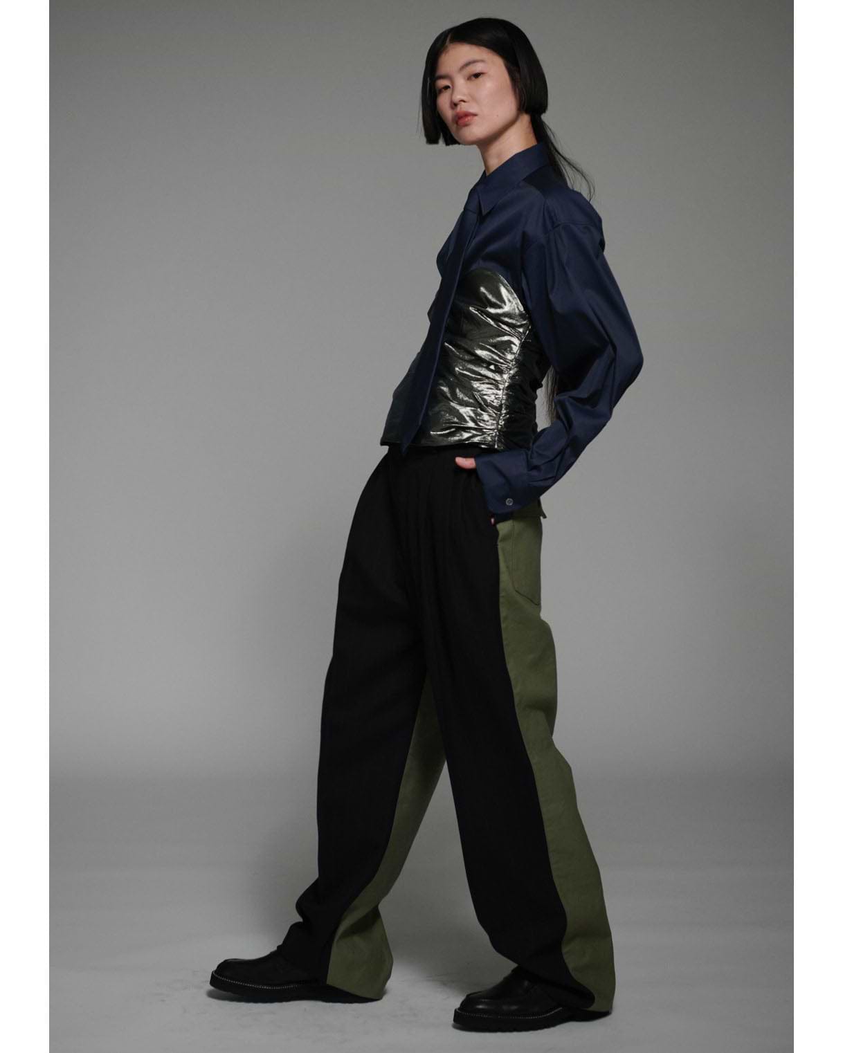【INSCRIRE /アンスクリア】Hybrid Baker Pants：パンツ INSCRIRE】ハイブリッドベイカーパンツ – ファッションスナップストア