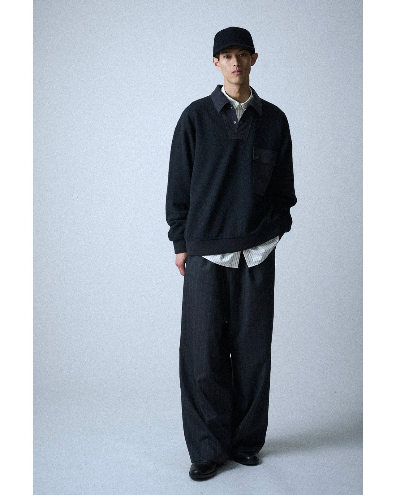 【26AW】ポロカラープルオーバー