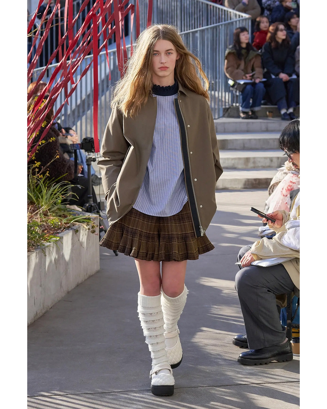 【26AW】タータンチェックハンティングジャケット