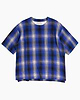 リネンチェックTシャツ