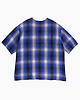 リネンチェックTシャツ