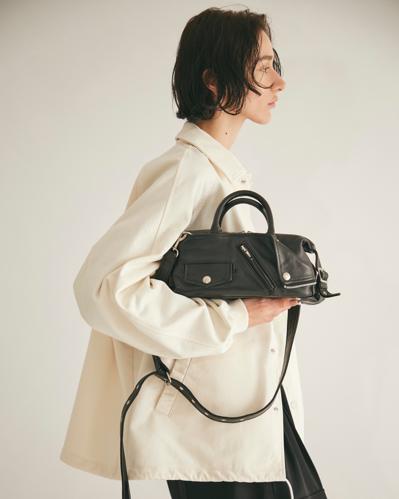 beautiful people】エクセープション ボストンバッグ – ファッション